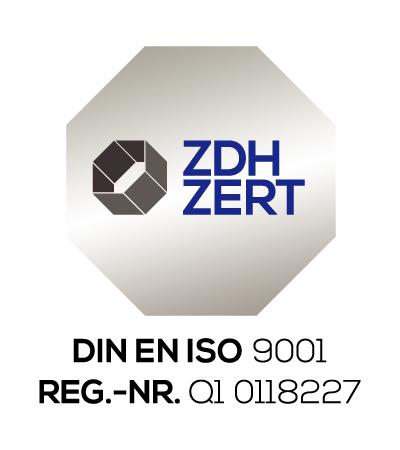 Zertifikat DIN EN ISO 9001 (ZDH-ZERT)
