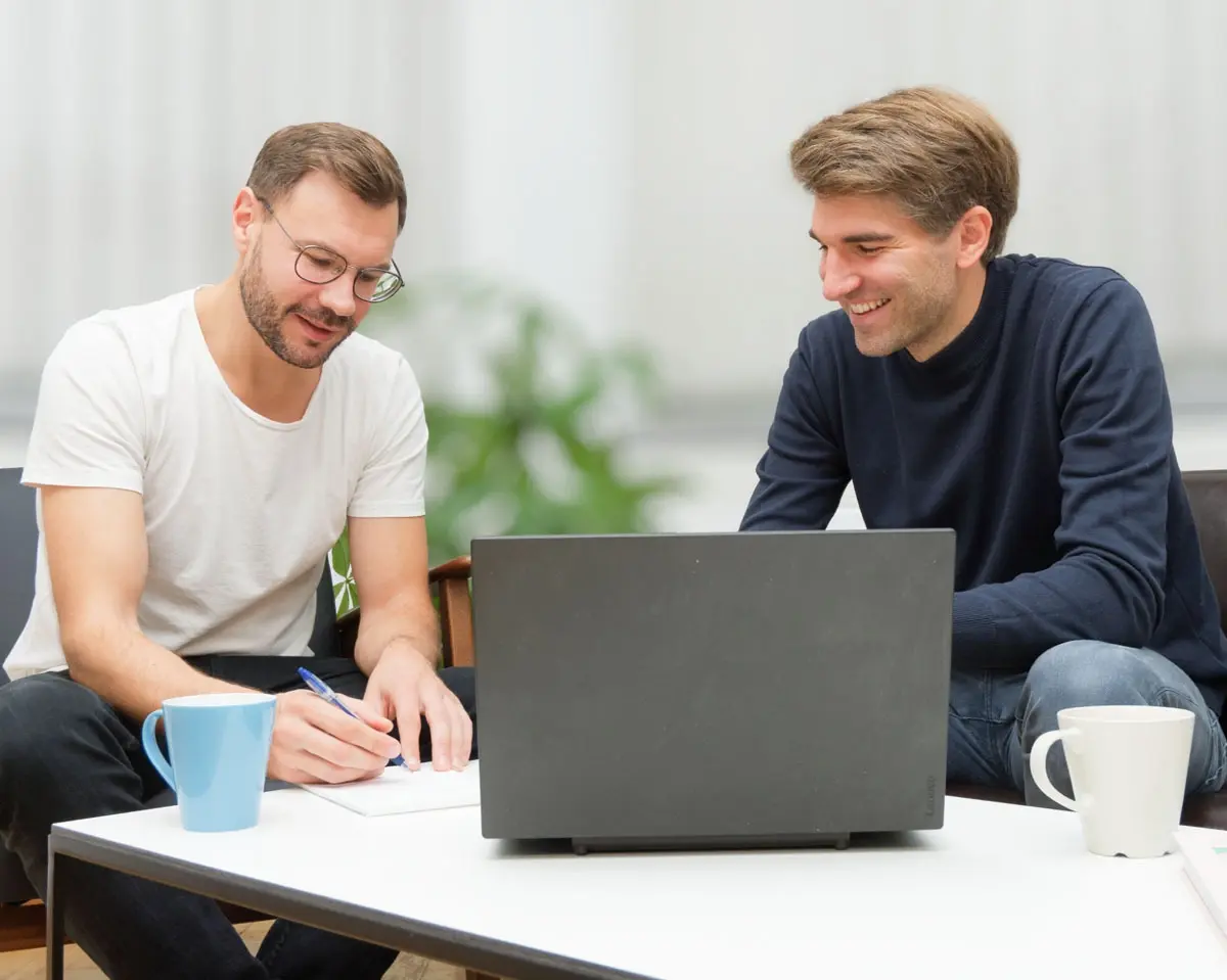 Team-Arbeit bei wemonte