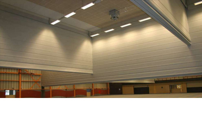 Mehrfachpartition Sporthalle