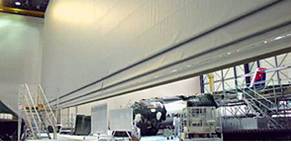 Trennvorhang Hangar