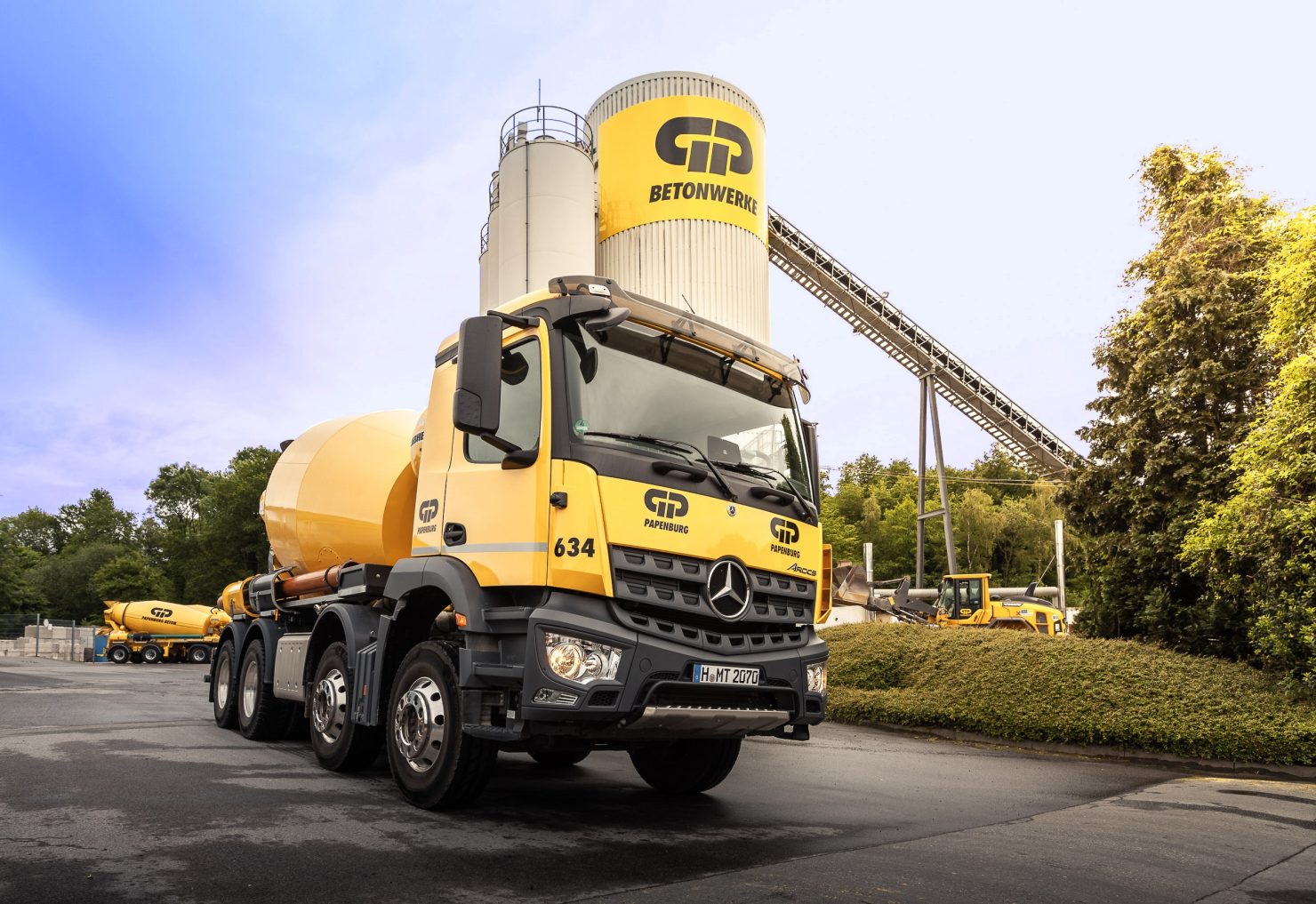 Betonwerk und Logistik
