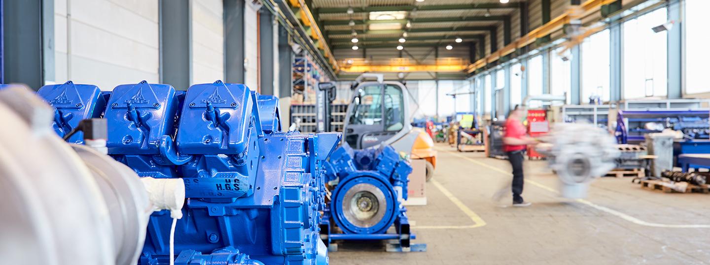 Mechanische Bearbeitung von Motorkomponenten