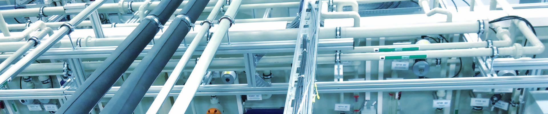 Water treatment systems of in-house manufacture