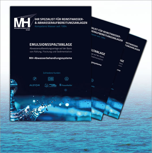 Wastewater treatment system MH-Sed (precipitation, flocculation, sedimentation)