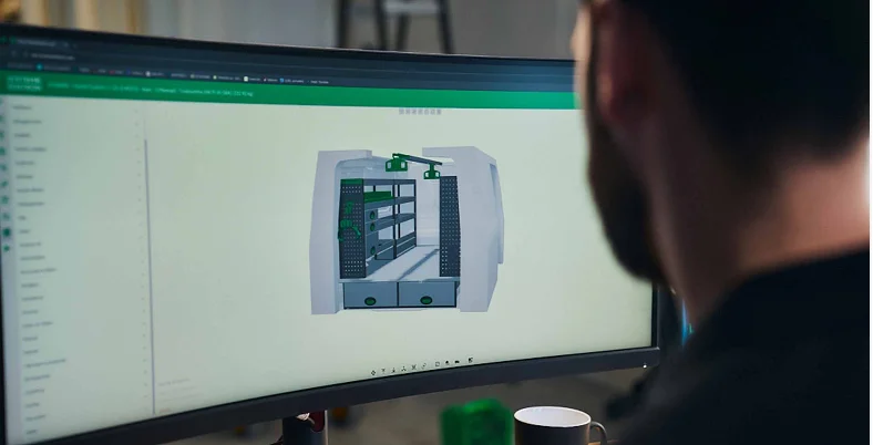 Beratung und 3D-Planung der Fahrzeugeinrichtung