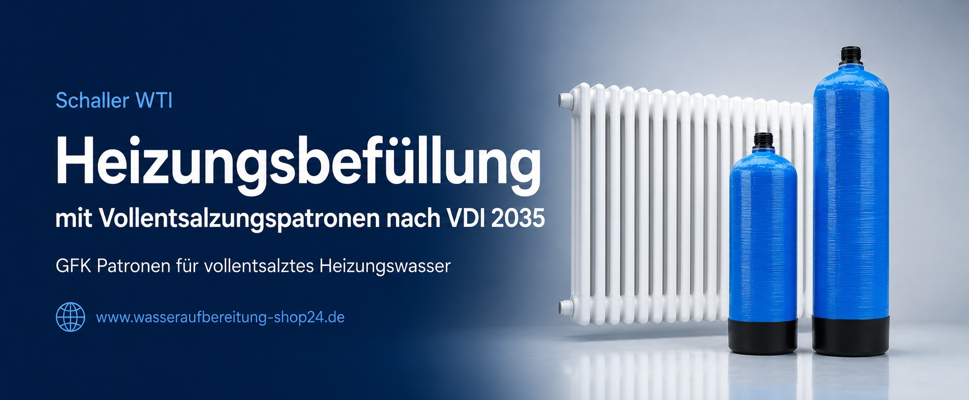 Heating system filling according to VDI 2035