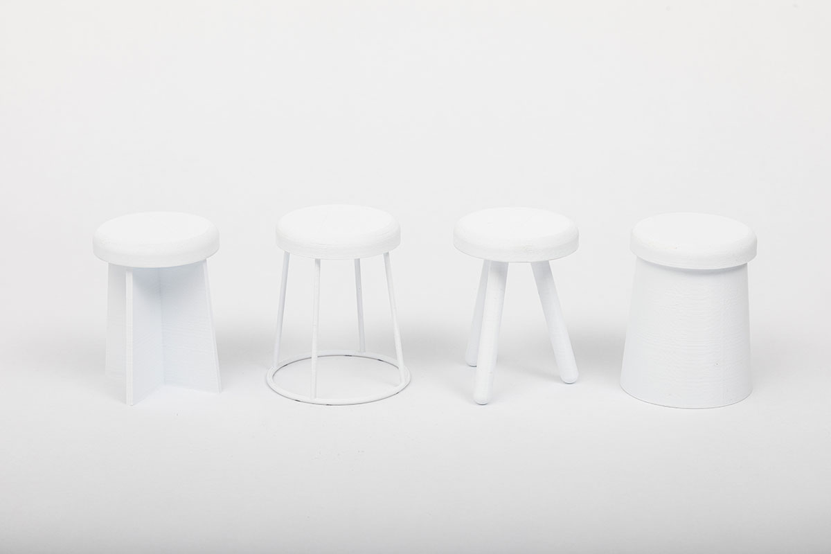 Hocker (Recycling-Formteil)