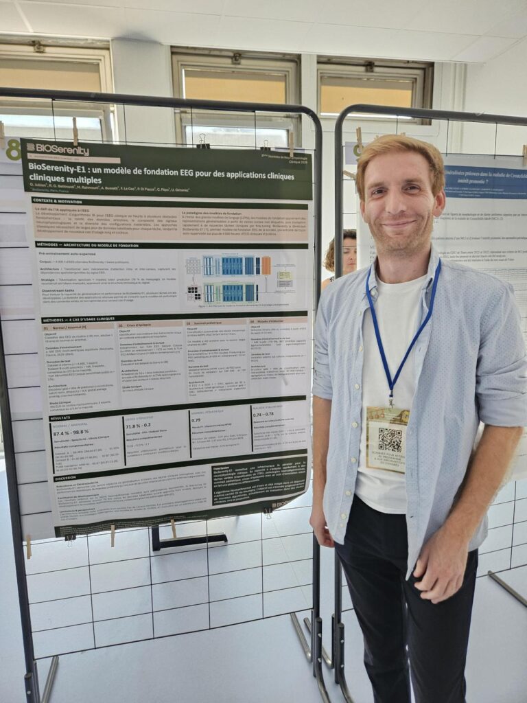 Poster zur Klinischen Anwendung des Foundation-Modells BioSerenity-E1