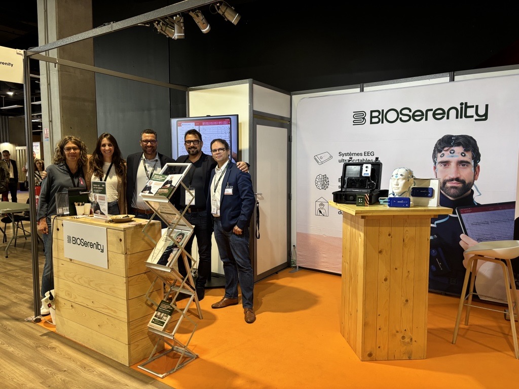 Team von BIOSerenity auf den 28. Journées Françaises de l'Épilepsie in Lille
