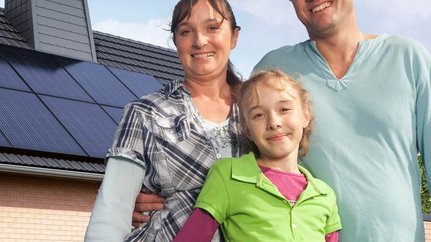 Photovoltaikanlage am Wohnhaus