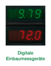 Digitale Einbaumessgeräte