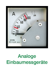 Analoge Einbaumessgeräte