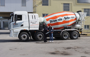 Betonerzeugung im Werk Reutlingen