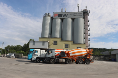 Betonerzeugung im Werk Reutlingen