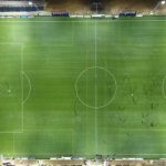 Fußballfeld mit LED-Außenbeleuchtung