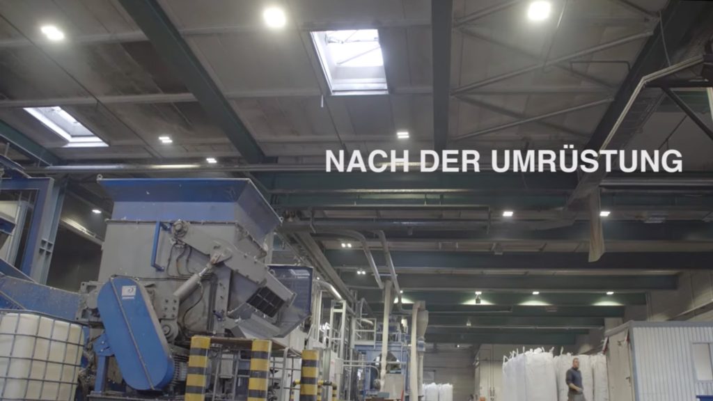 Nachher: Beleuchtung mit LED