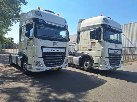 Fahrzeugübergabe an LSB Groep (DAF XF 480 Super Space Cab)