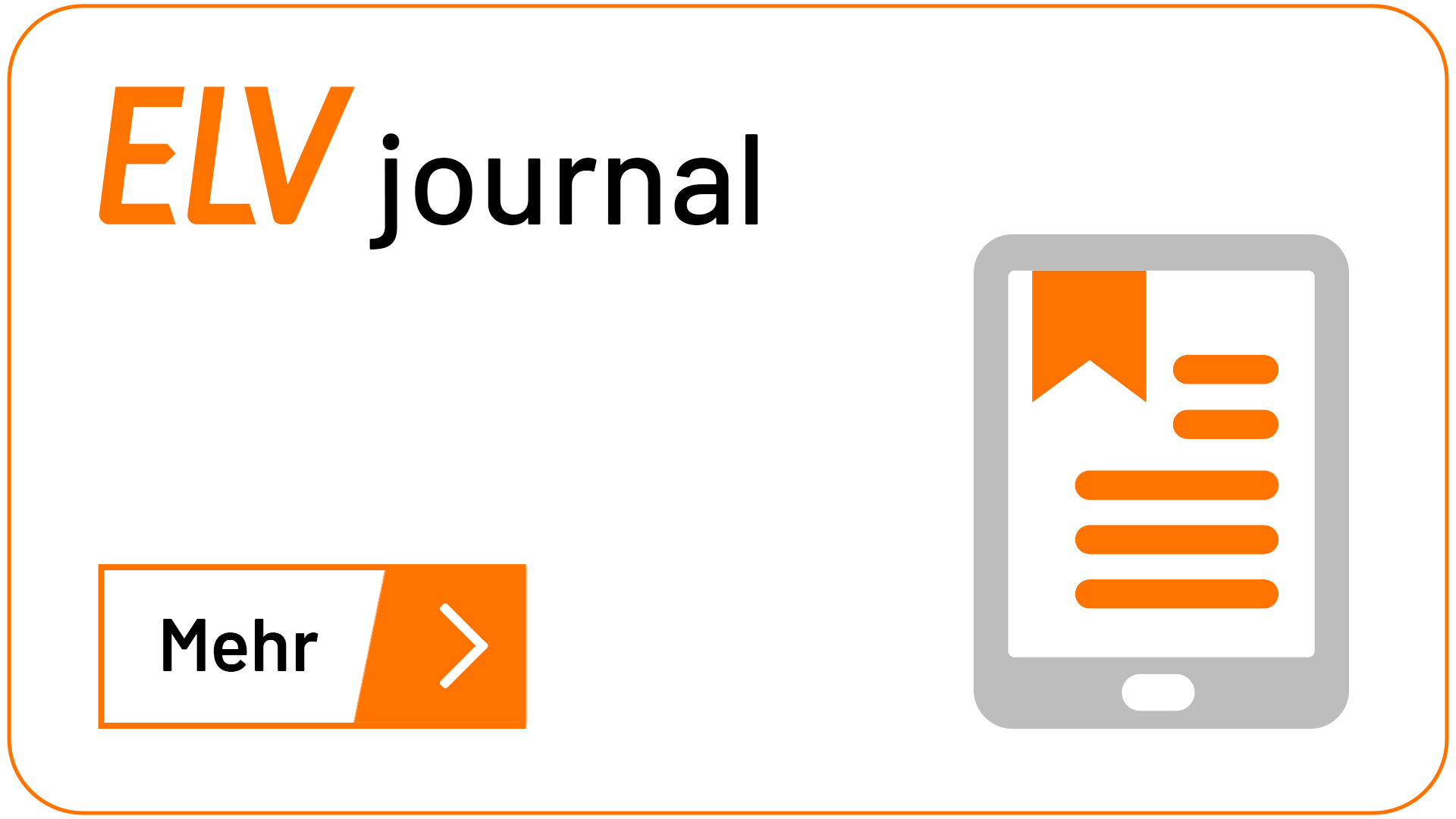 ELVjournal – seit 1/2024 vollständig digital