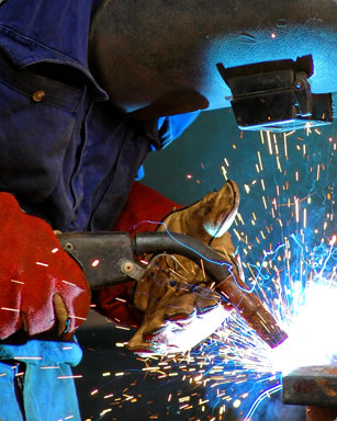 Welded housings, containers and frames