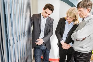 Kundenberatung am PV-Modul