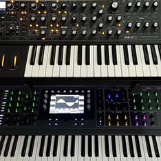 Synthesizer im Studio