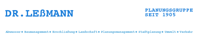 Planungsgruppe Dr. Leßmann Logo