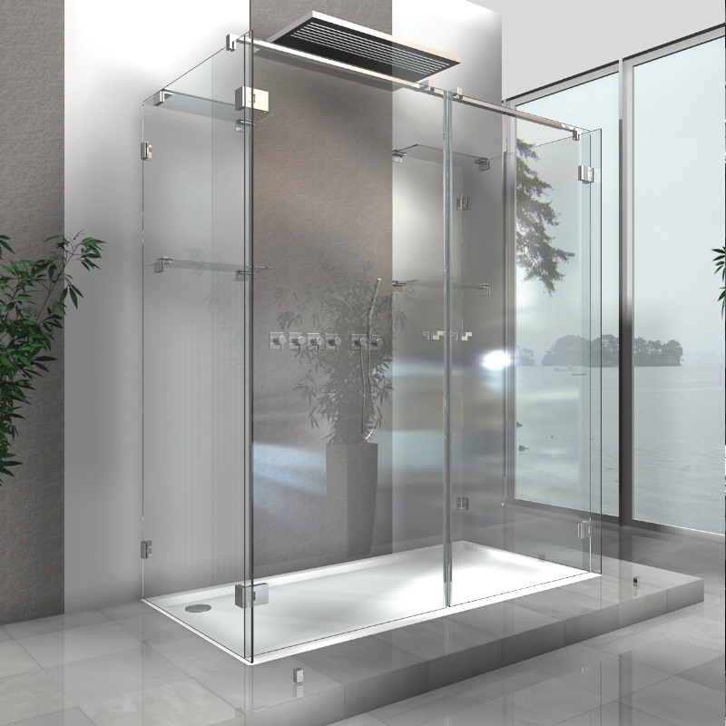 Dusche aus Sicherheitsglas