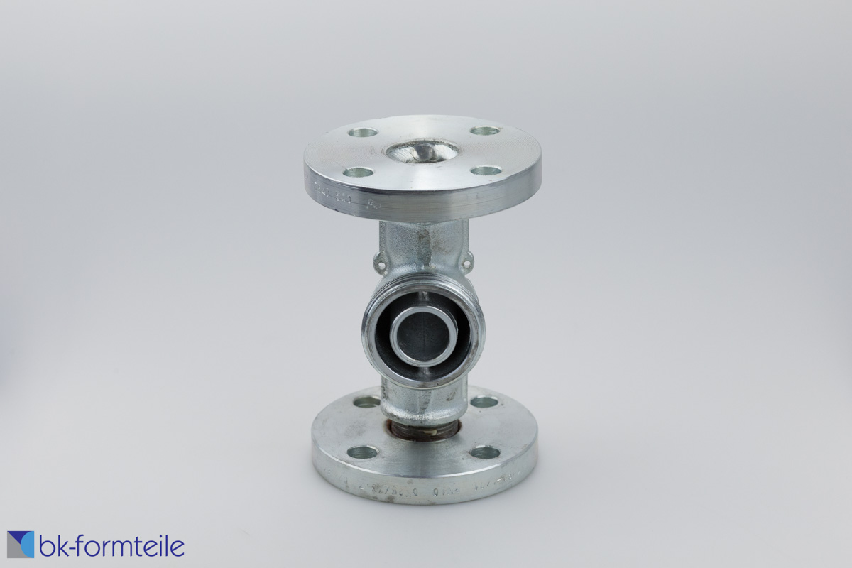 Regler-Anschlussstück DN25 beidseits Flansch, Baulänge 160 mm