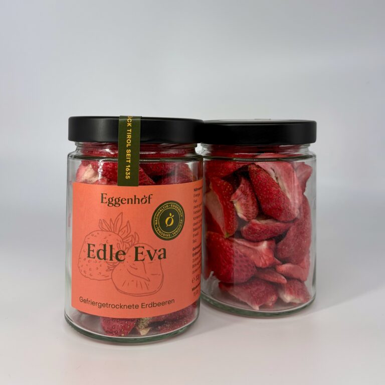 Gefriergetrocknete Erdbeeren „Edle Eva“