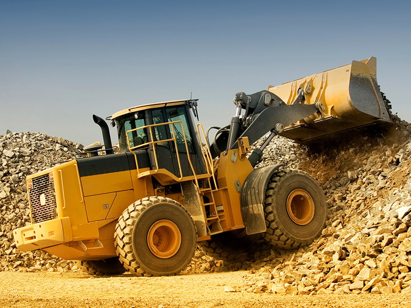Baumaschinenteile und Laufwerke