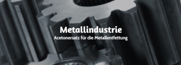 Acetonersatzprodukte