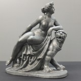 Zinkgussfigur „Ariadne auf dem Panther“
