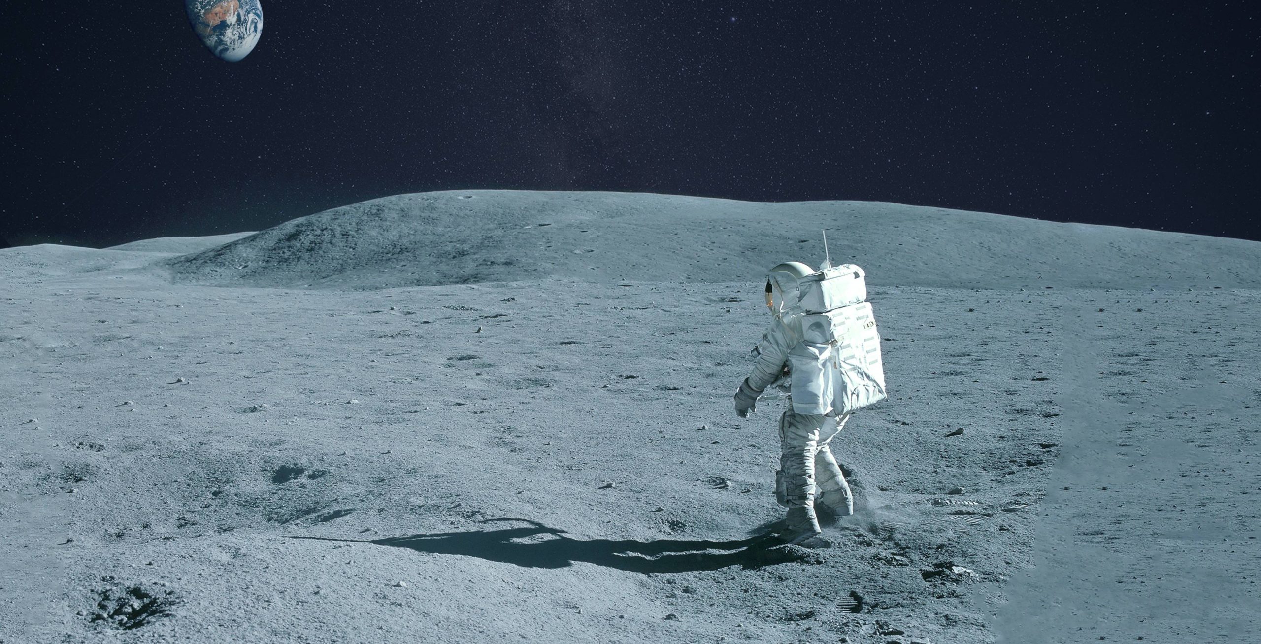 Historische Referenz Apollo-Mondlandeprojekt