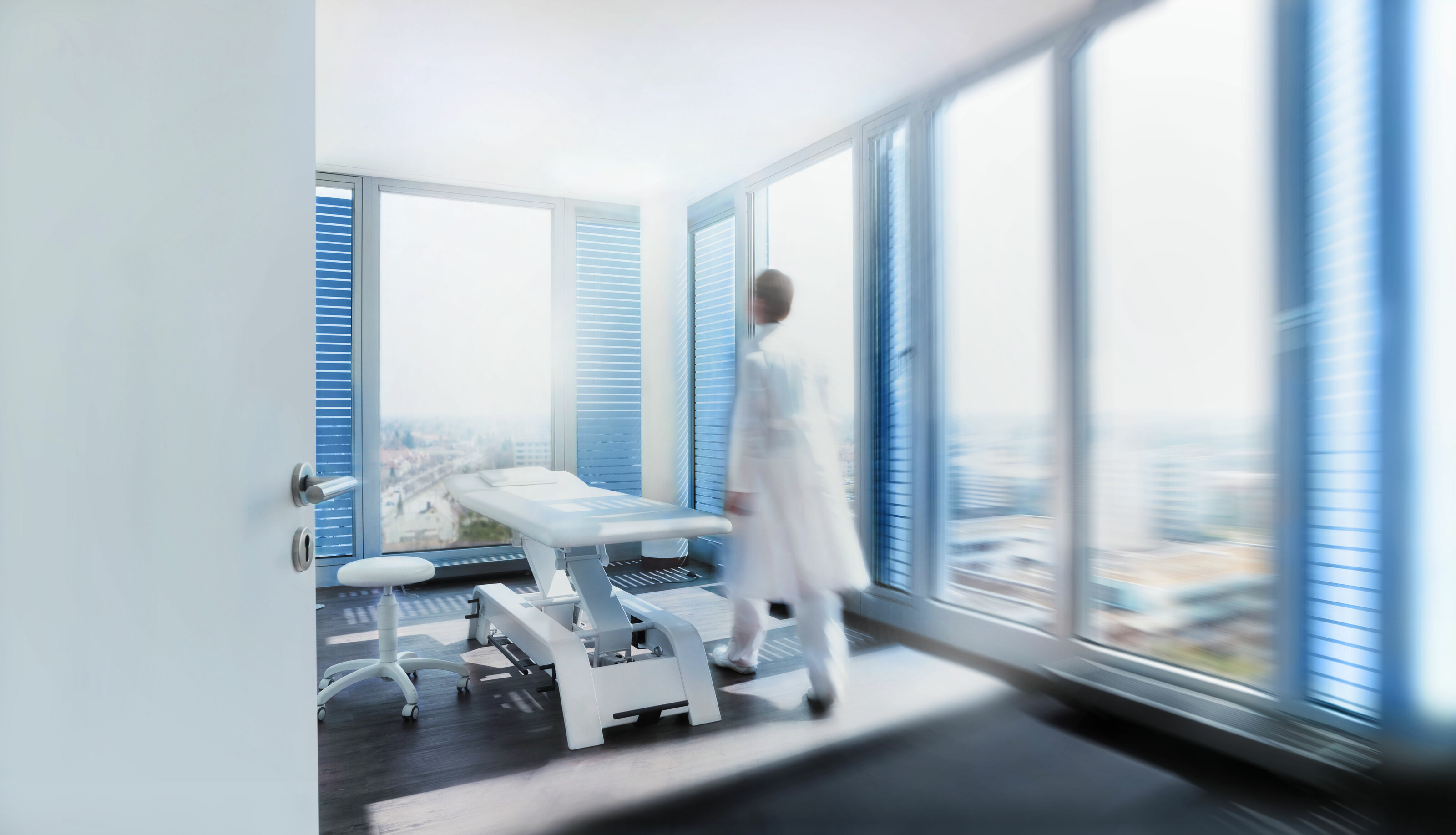 Blockierbare Gasfedern für Therapieliegen