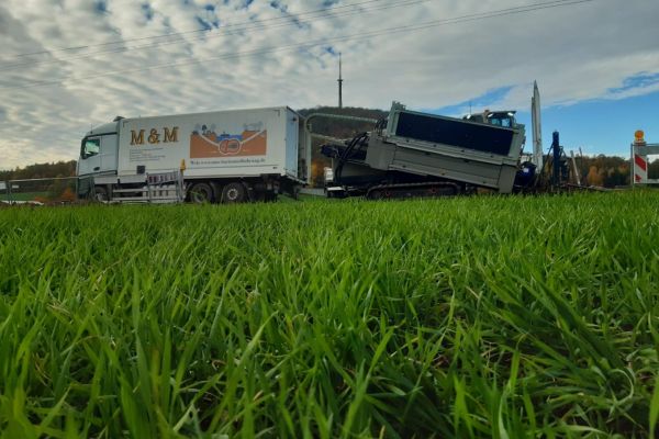 Bohranlage im Einsatz