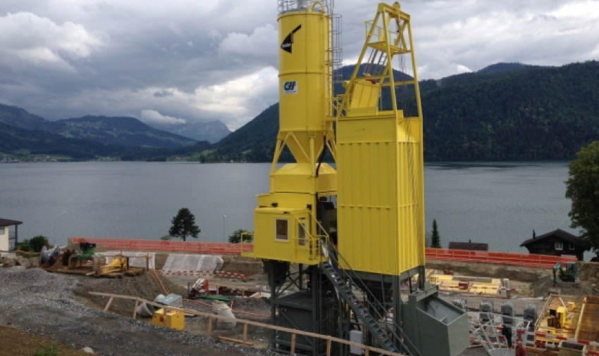 Feste Betonmischanlage