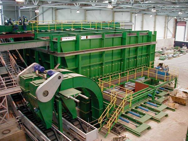 Push Floor Austragssystem