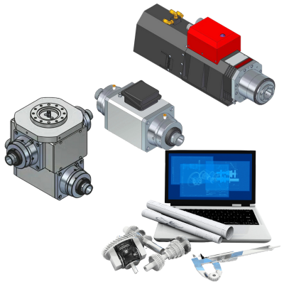 Neuspindel & Neumotoren, Konstruktion und Auslegung