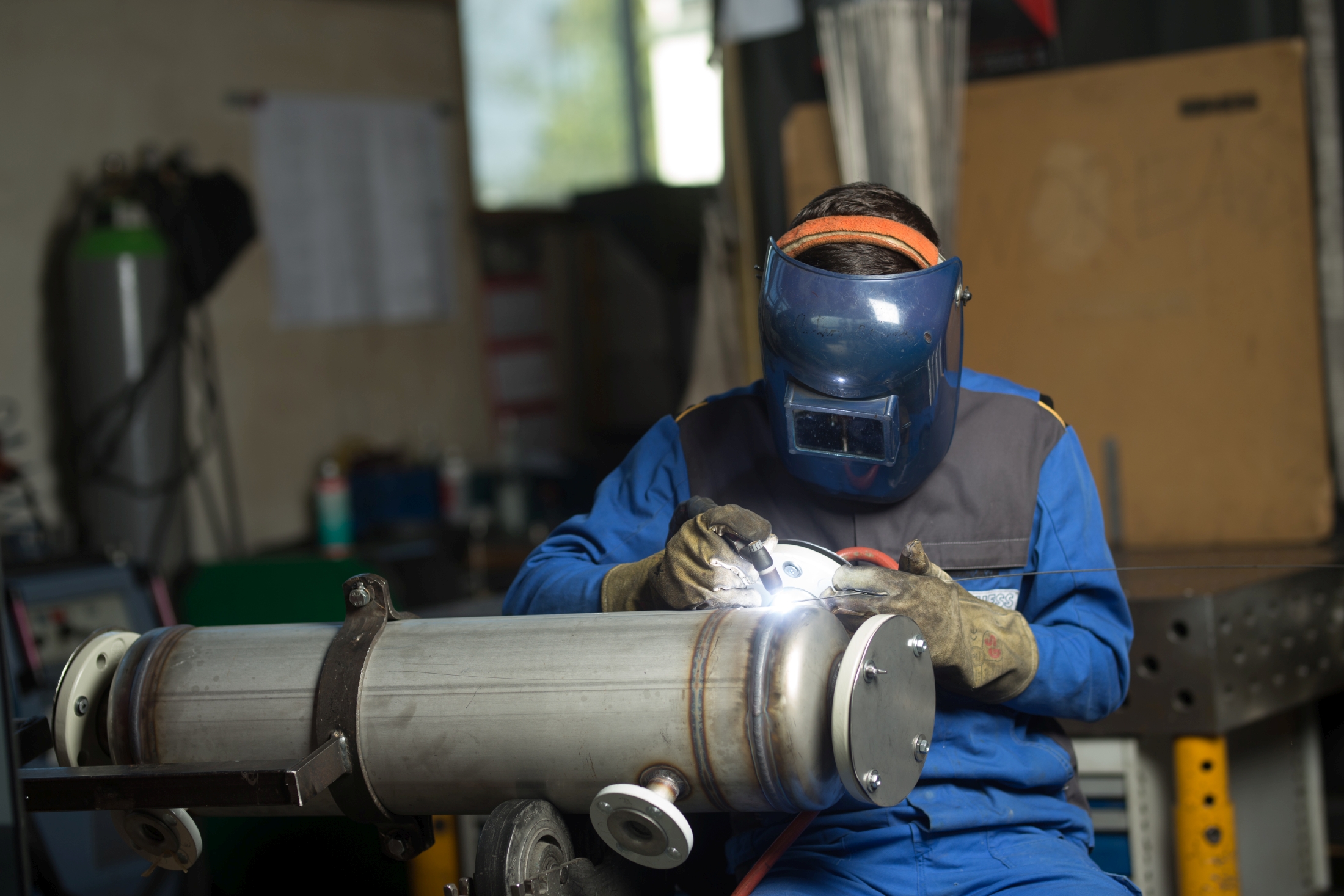 Industriekonstruktion aus Metall