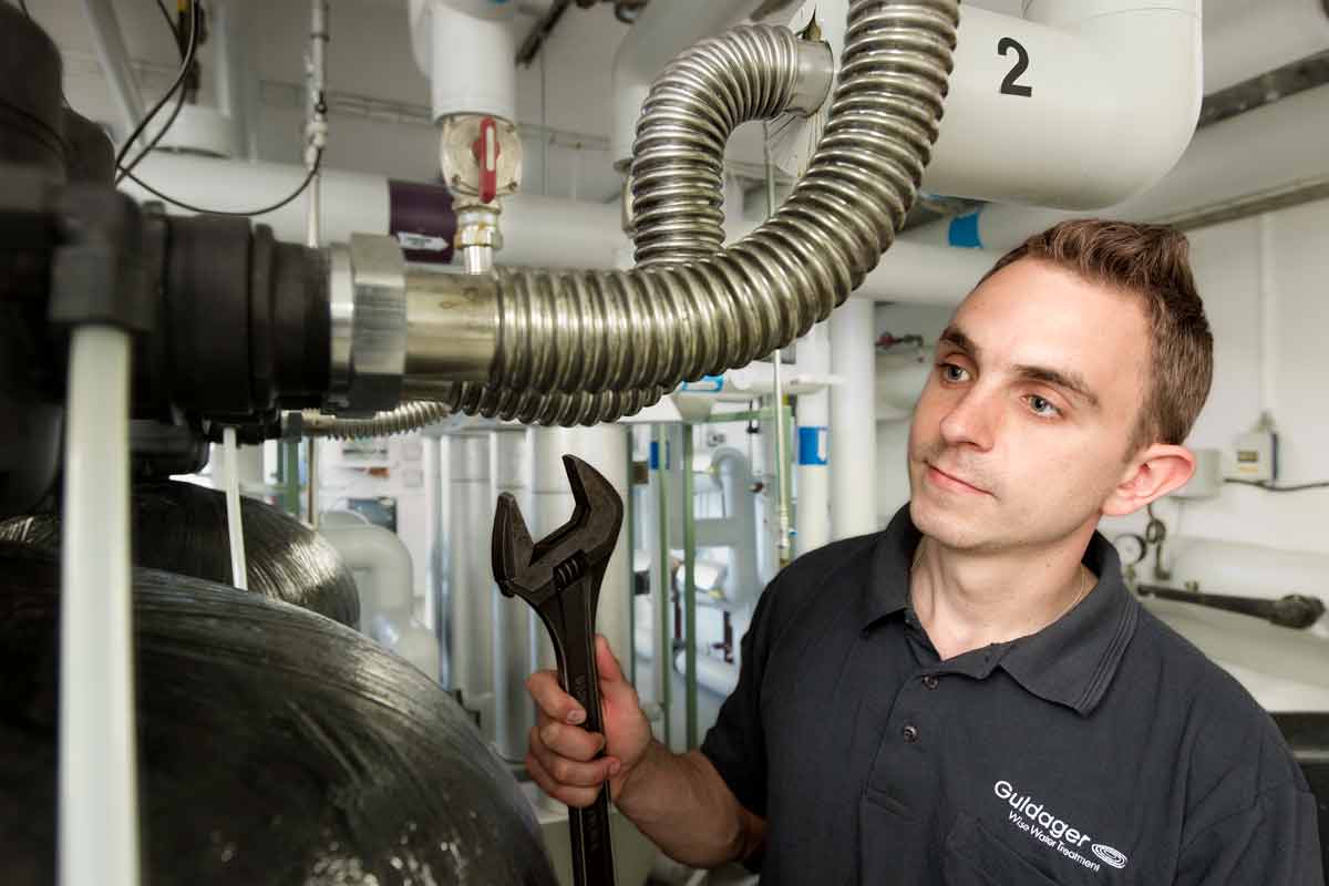 Service von Wasseraufbereitungsanlagen