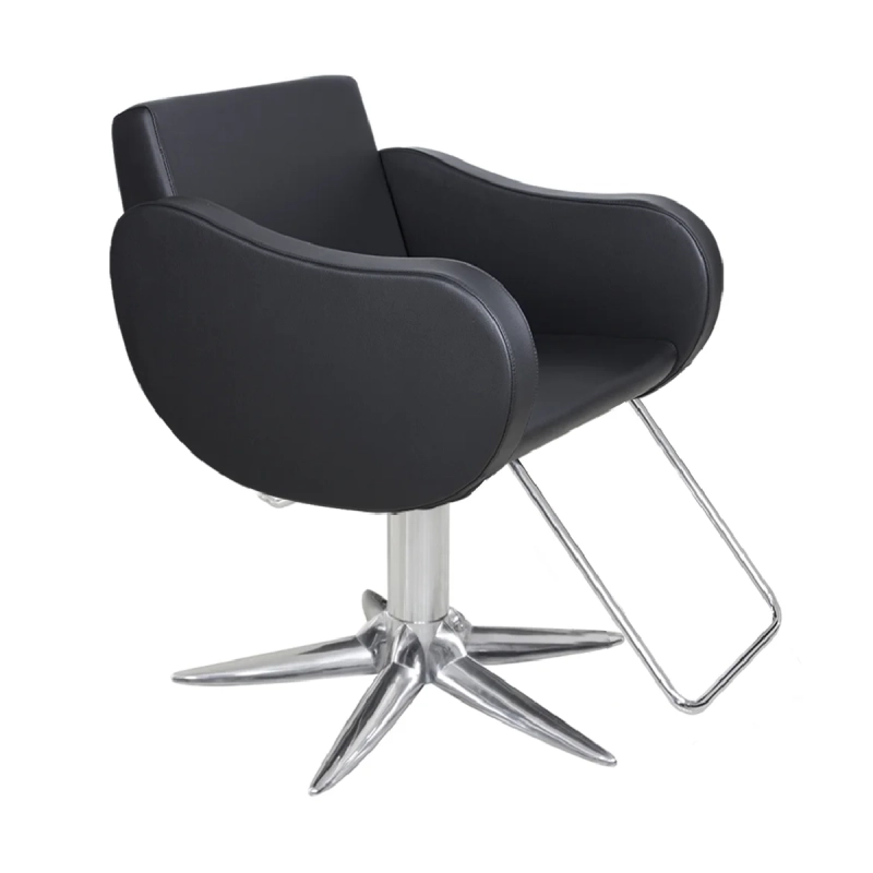Friseurstuhl Fifties Parrot Black