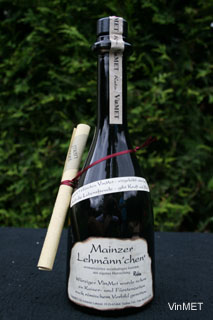 Lehmänn'chen Rubin, sortenreiner Rotwein