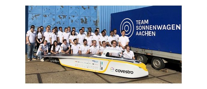 Aachener Team Sonnenwagen mit DC/DC-Wandlern von RSG