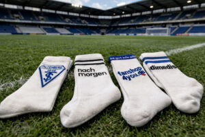 Fan socks in the stadium