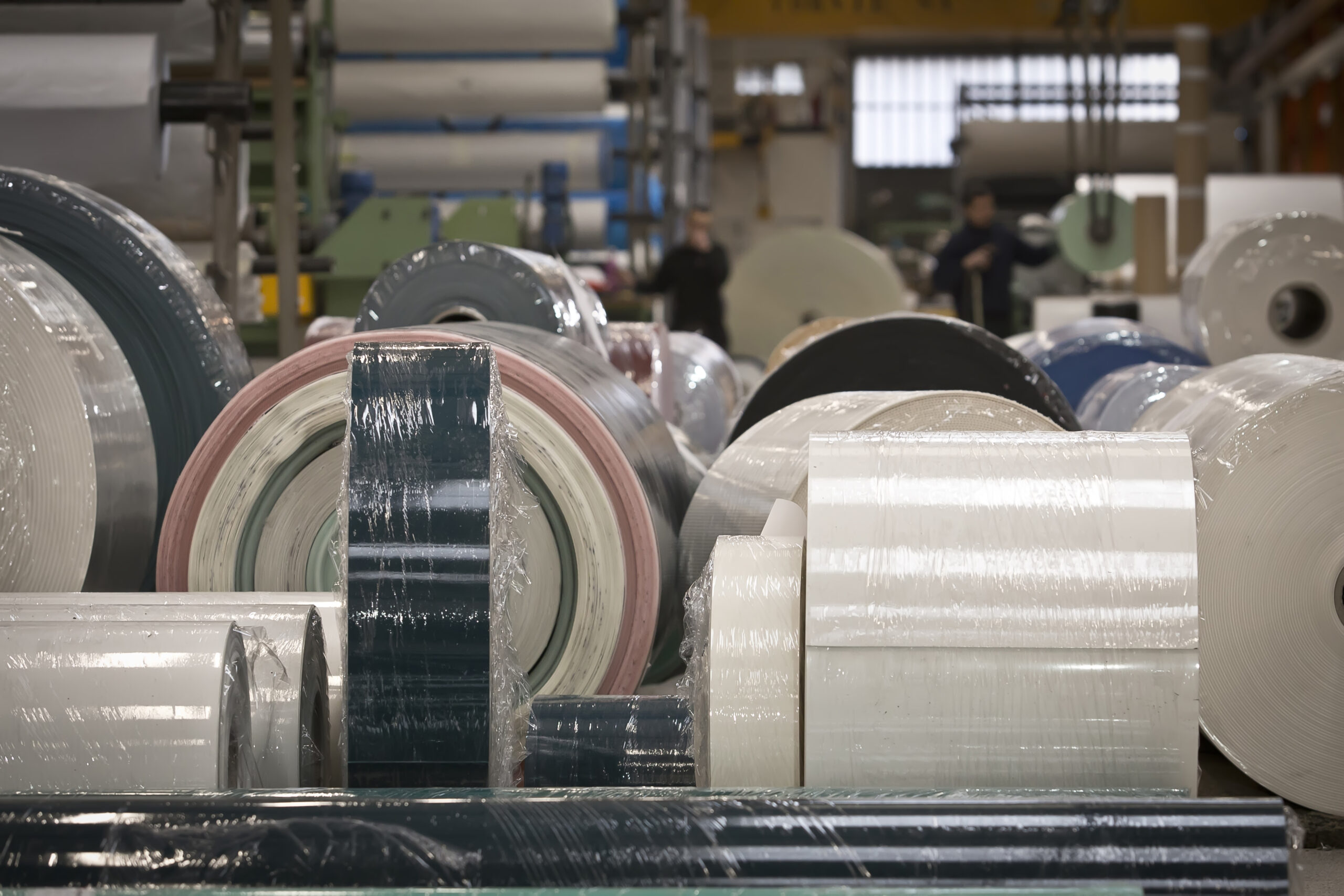 Bandrollen im Lager