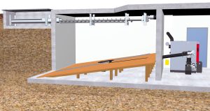 Lagerraum-Befüllsystem BFS200 mit Bunker