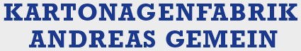 Logo Kartonagenfabrik Andreas Gemein