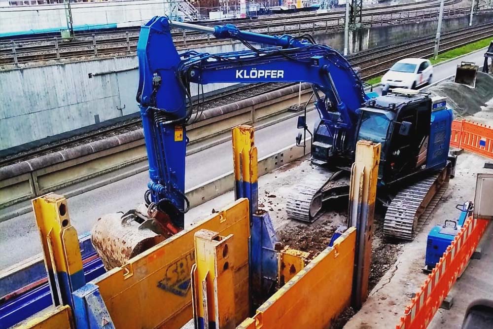 Kanalauswechslung Augsburger Straße Stuttgart-Untertürkheim