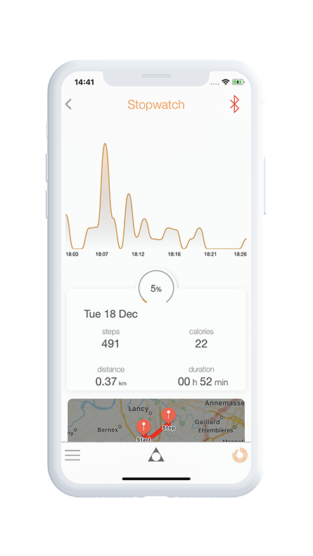 Companion App Stoppuhr