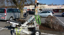 Standsicherheitsprüfung von Lichtmasten